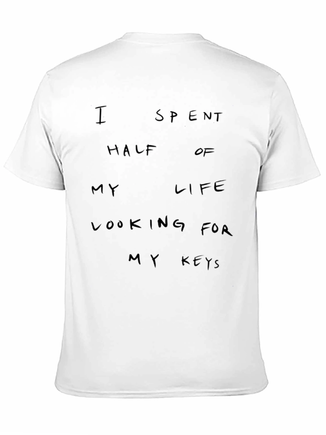 Humorous My Keys Black Graphic Tee