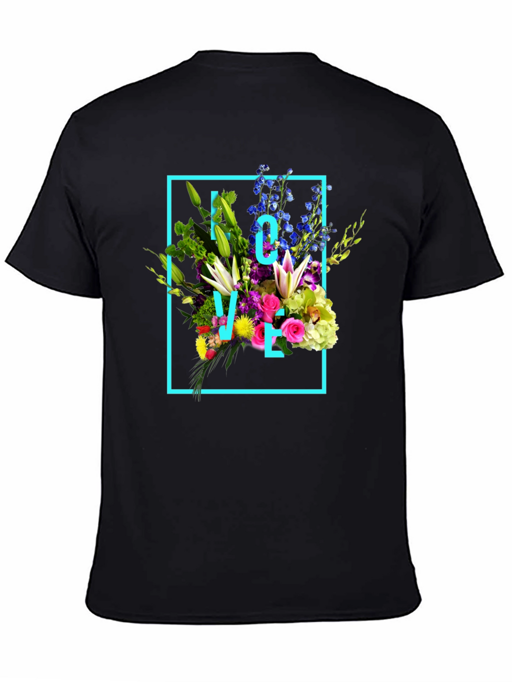 Floral Love T-Shirt - Trendy Graphic Tee