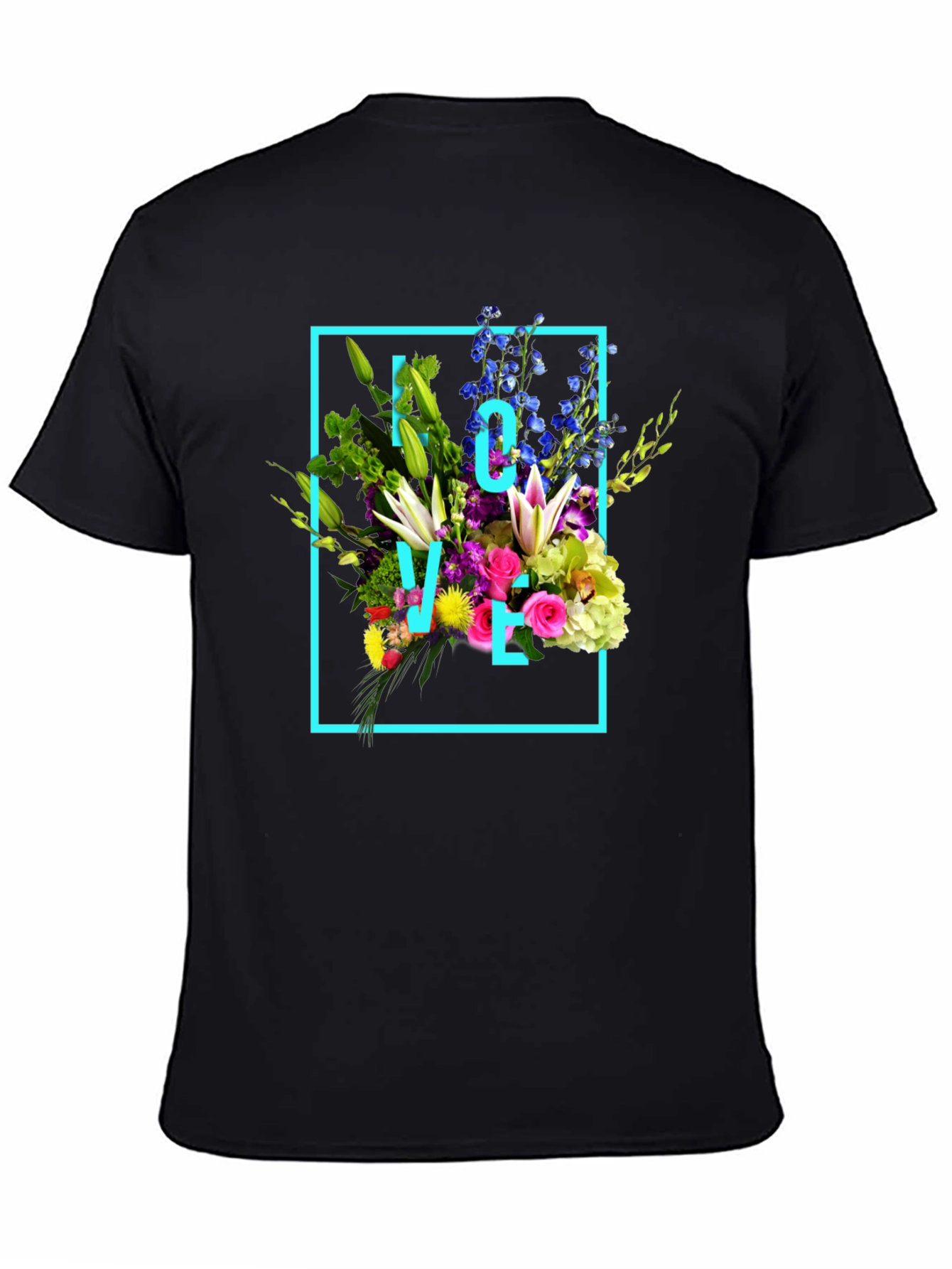 Floral Love T-Shirt - Trendy Graphic Tee