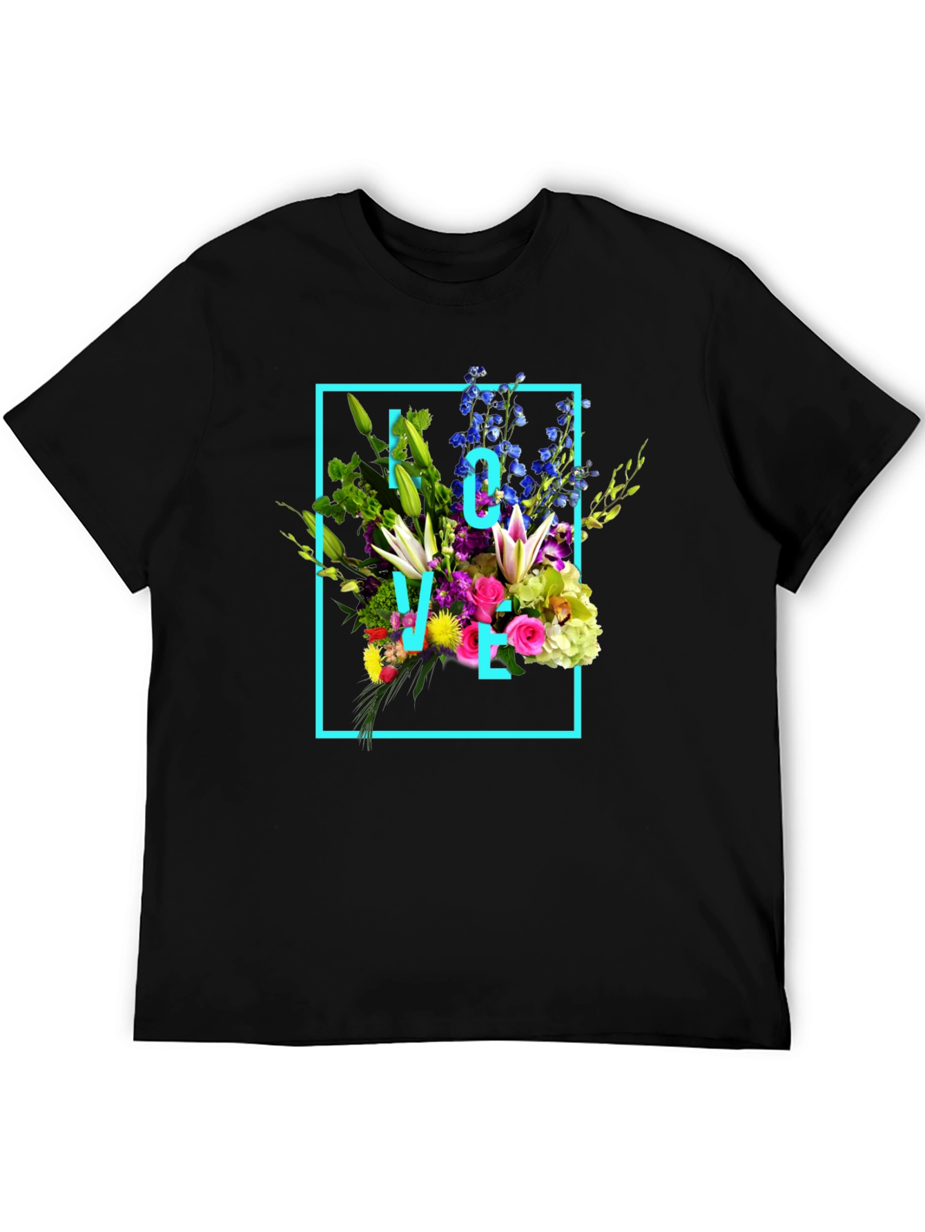 Floral Love T-Shirt - Trendy Graphic Tee