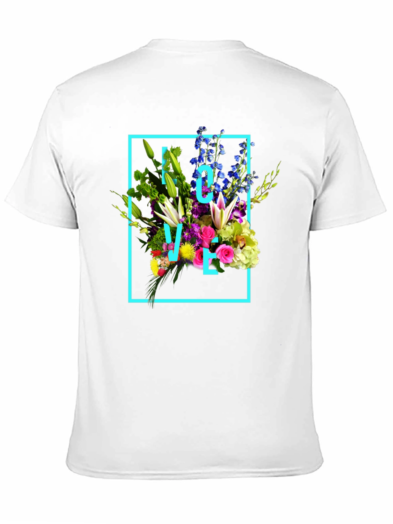 Floral Love T-Shirt - Trendy Graphic Tee