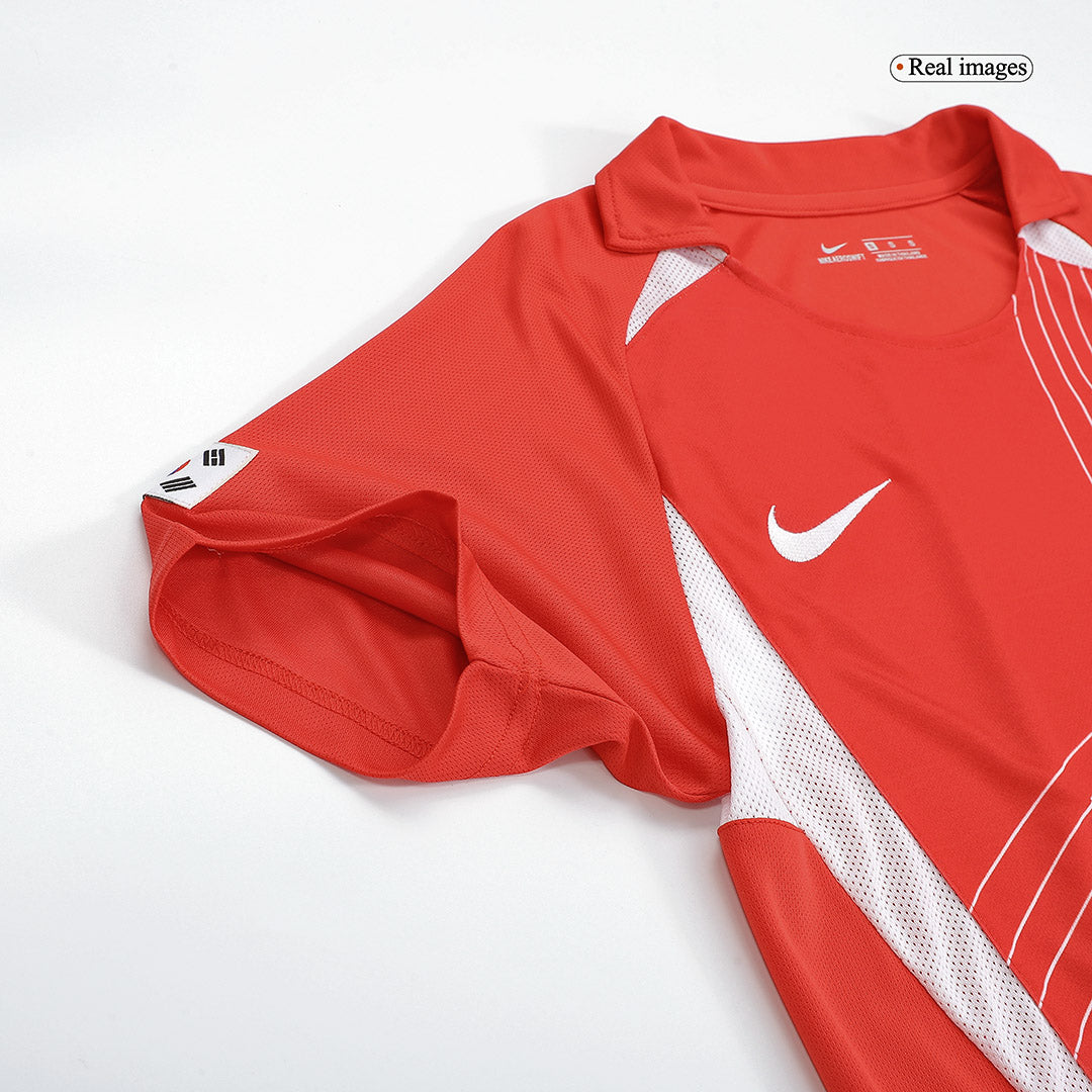 D H KIM #8 Retro South Korea Home Jersey 2002 Image 3