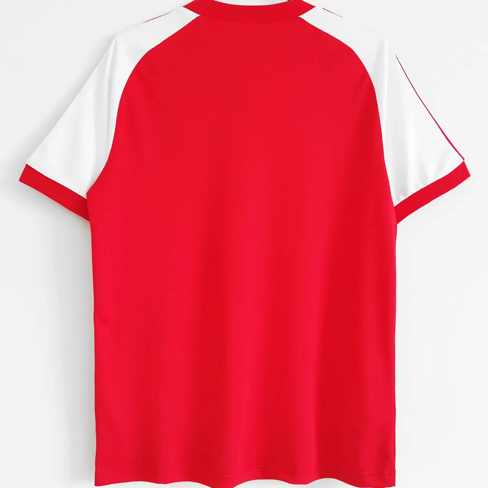 1982 Wales Home Red Retro Soccer Jersey Back