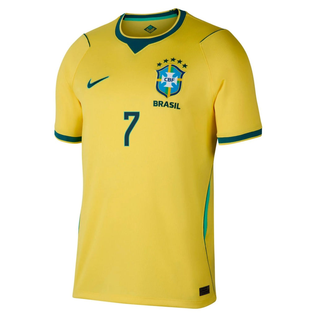 Vini Jr. #7 Brazil Home Jersey World Cup 2026 Back