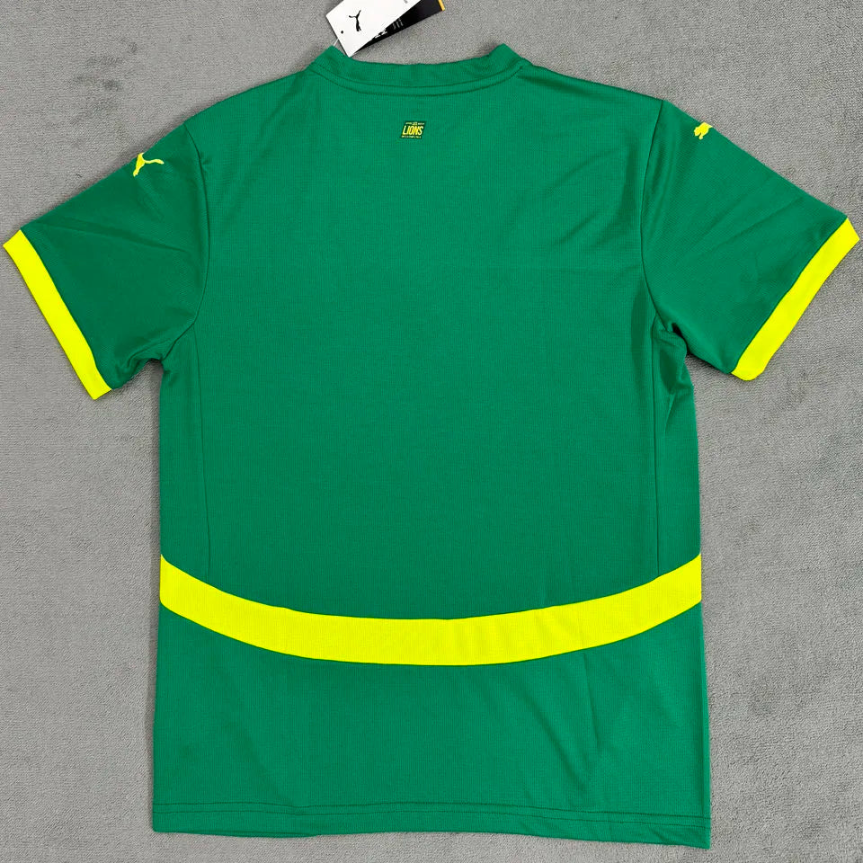 2025 Senegal Away Green Fans Soccer Jersey Back