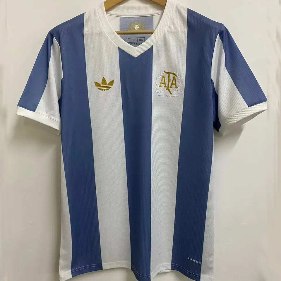 2024/25 Argentina 50th Anniversary Edition Fans Jersey 胶标 Front
