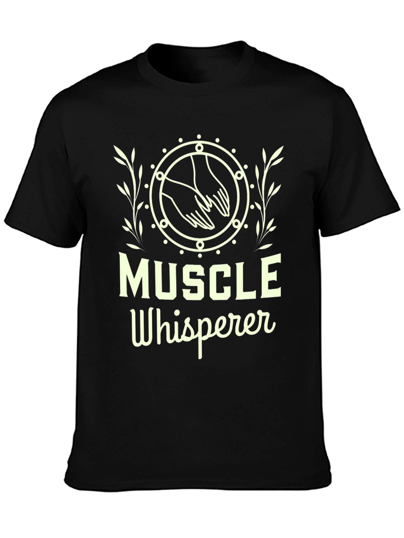Muscle Whisperer Black T-Shirt