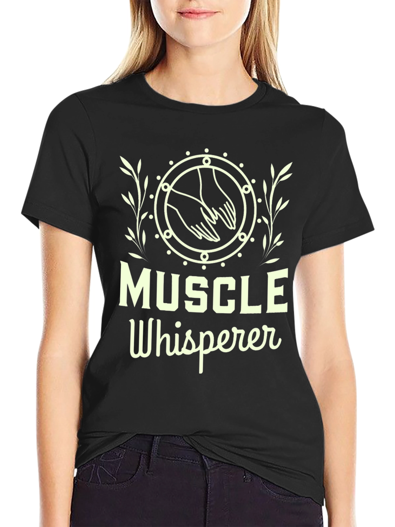Muscle Whisperer Black T-Shirt