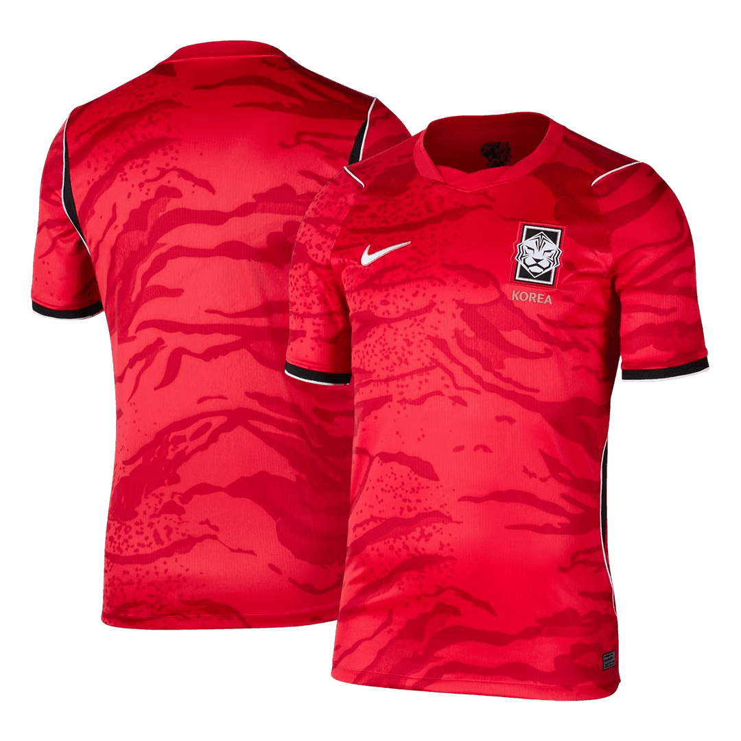 South Korea Home Soccer Jersey World Cup 2026 Red Image 3