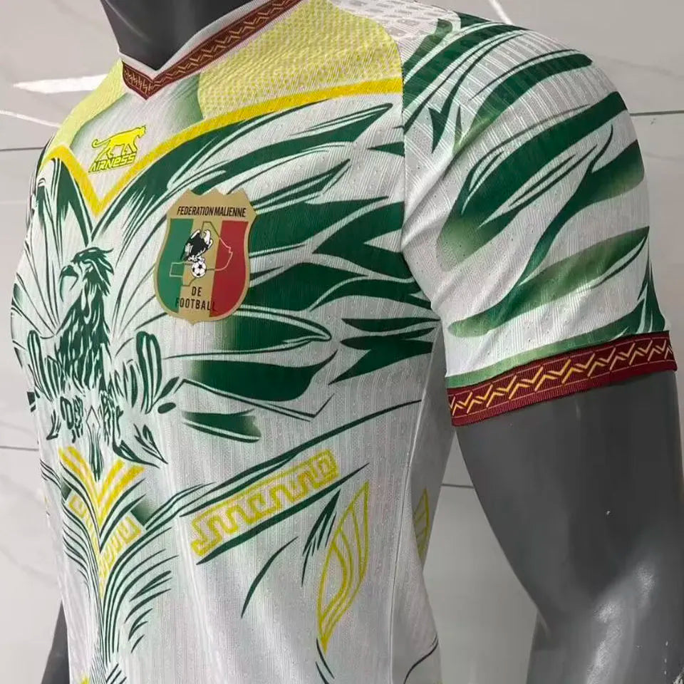 2026/27 Mali Away White Player Version Soccer Jersey Detail 3