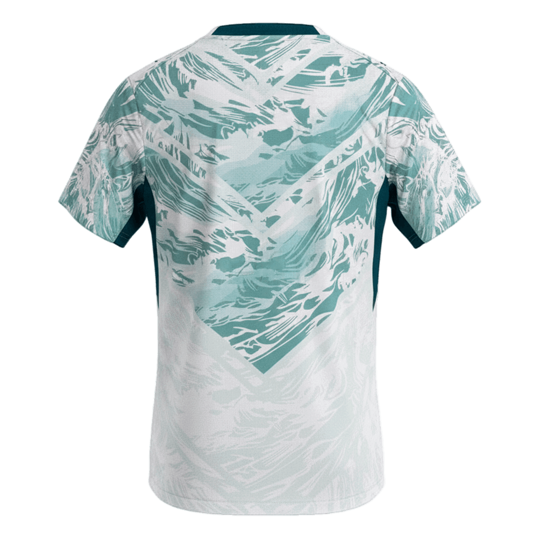 Portugal Away Soccer Jersey World Cup 2026 White&Green Back