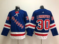 Men's New York Rangers Henrik Lundqvist #30 Blue Player Game Jerseys