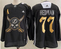 Men's Tampa Bay Lightning Victor Hedman #77 Black Player Jerseys