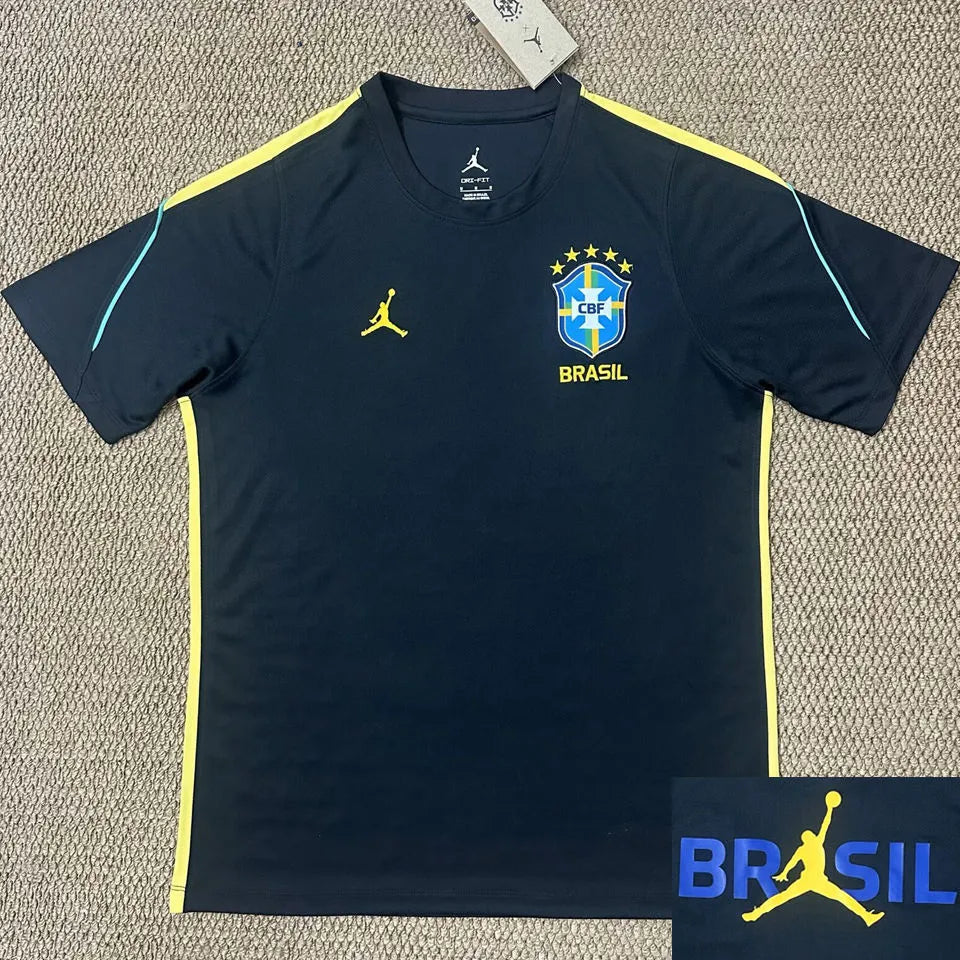 2026/27 Brazil Special Edition Black Fans Soccer Jersey Front