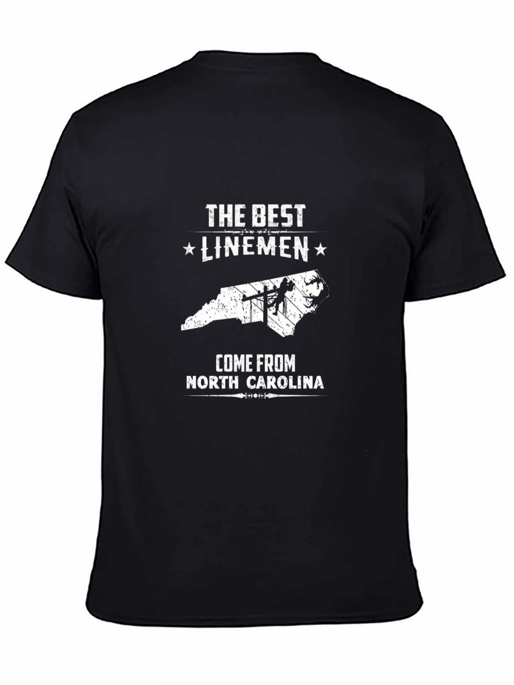 Best Linemen North Carolina Graphic Tee