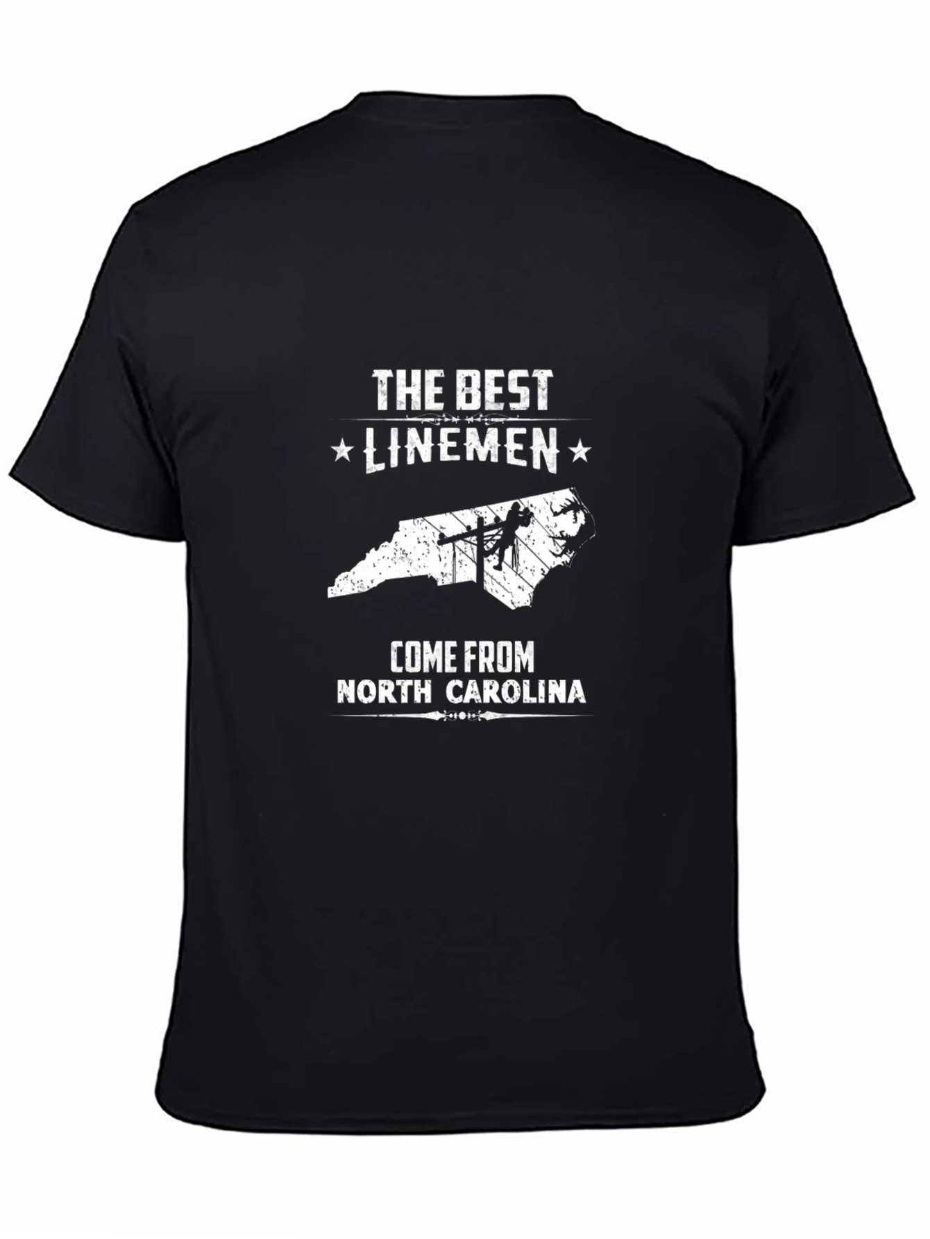 Best Linemen North Carolina Graphic Tee