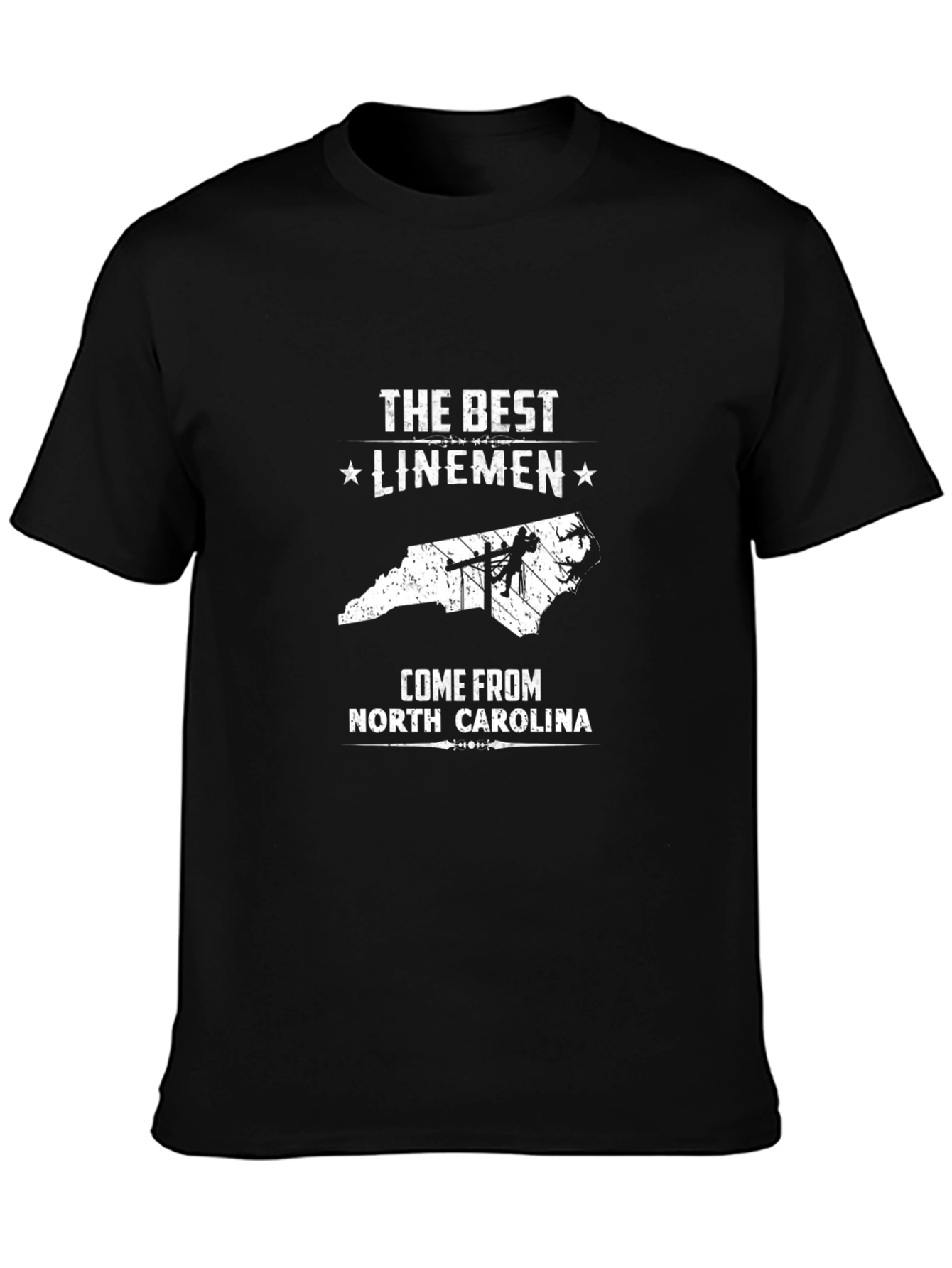 Best Linemen North Carolina Graphic Tee