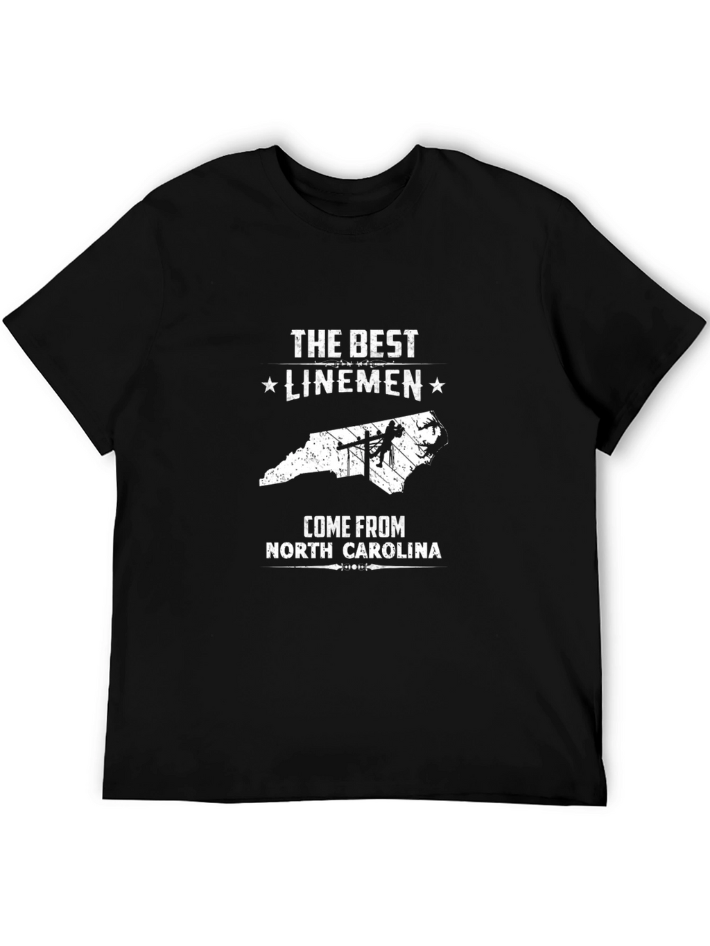 Best Linemen North Carolina Graphic Tee