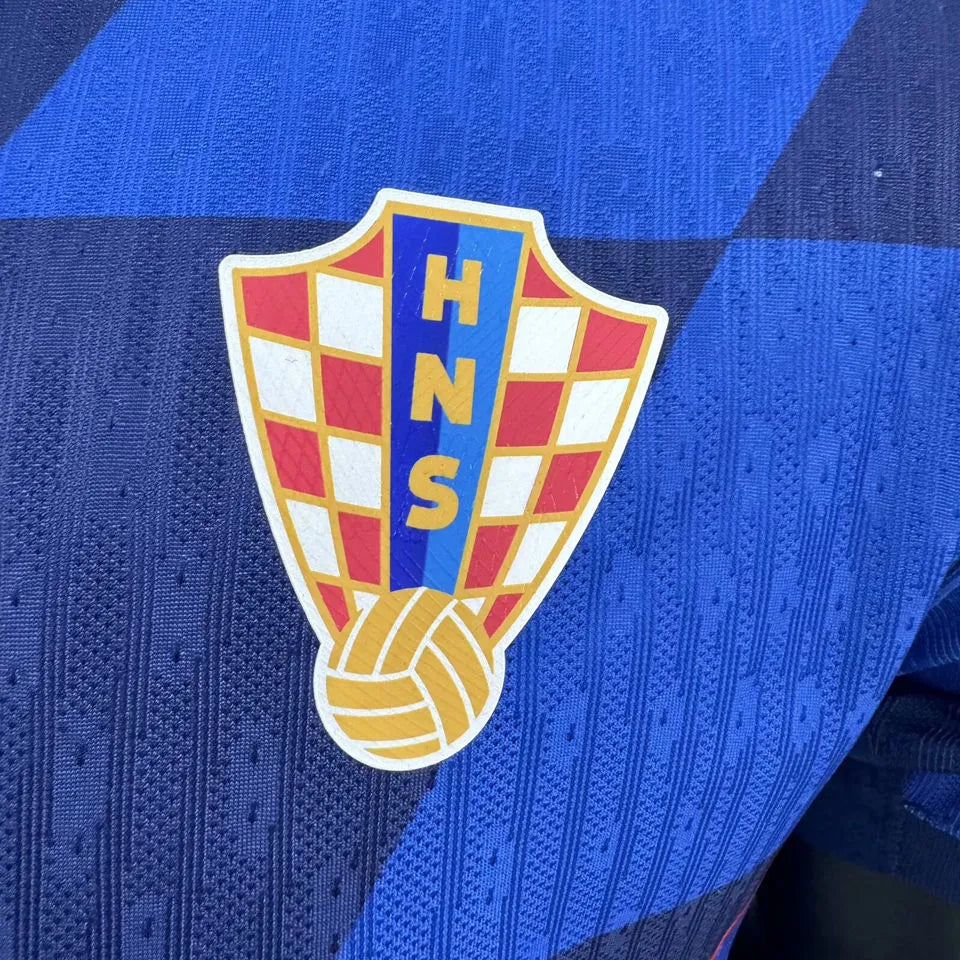 2024/25 Croatia Away Player Version Soccer Jersey Detail 2