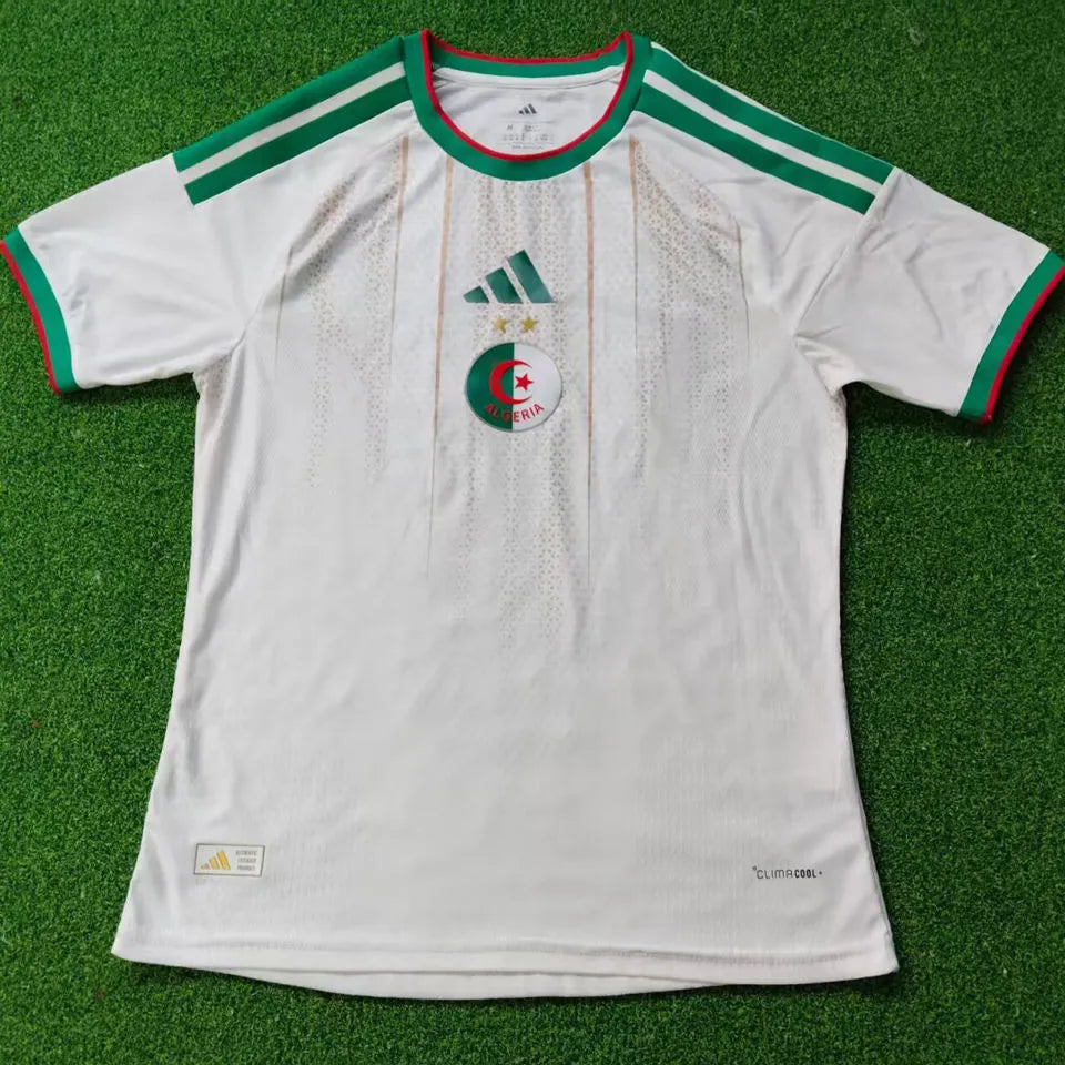 2026/27 Algeria Home White Player Version Soccer Jersey 有 2 星 Detail 3