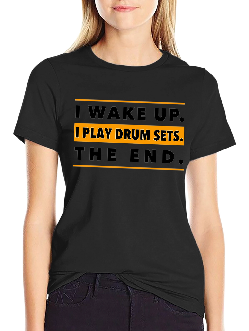 I Wake Up I Play Drum Sets T-Shirt