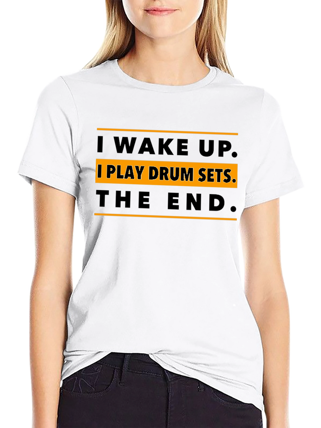 I Wake Up I Play Drum Sets T-Shirt