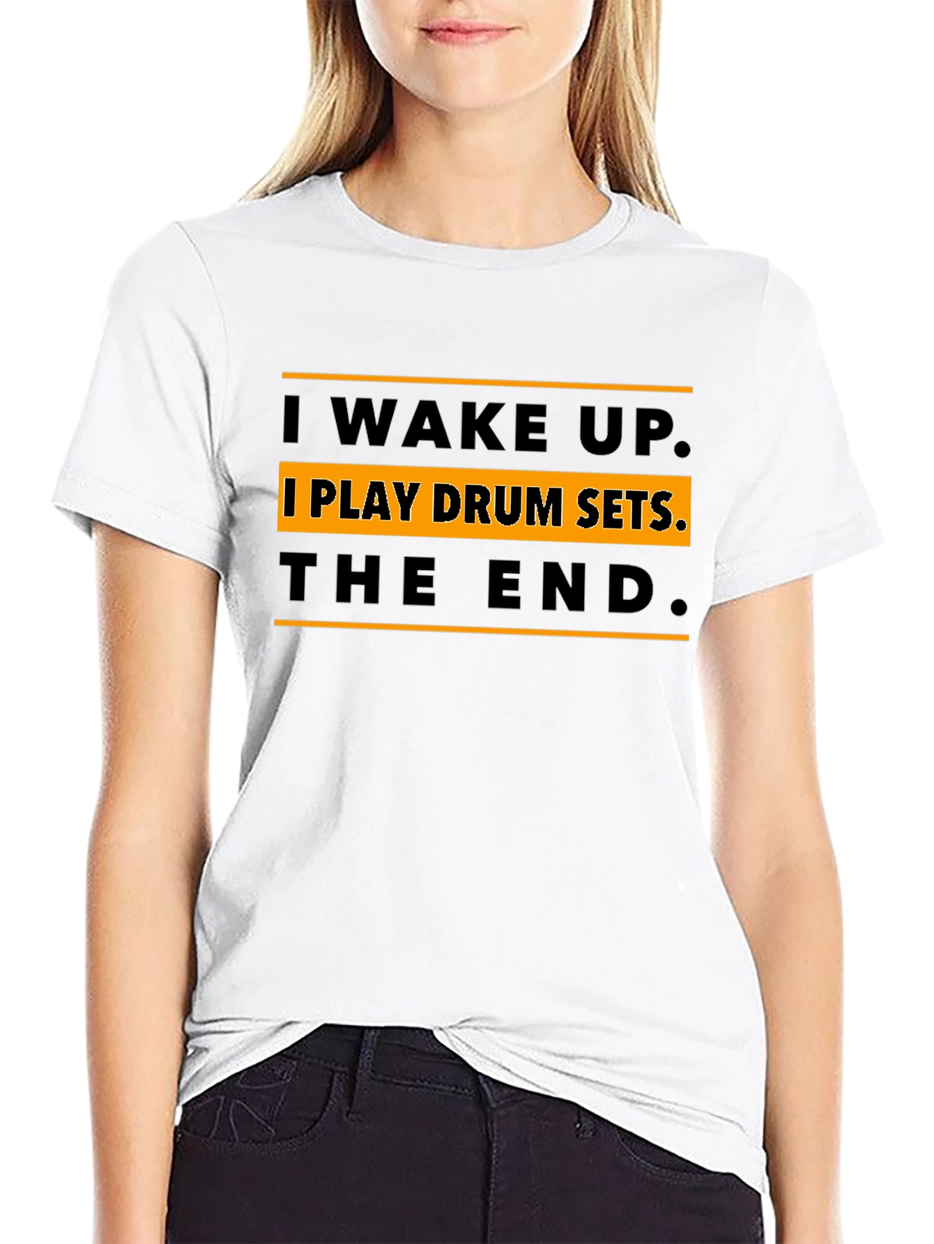 I Wake Up I Play Drum Sets T-Shirt