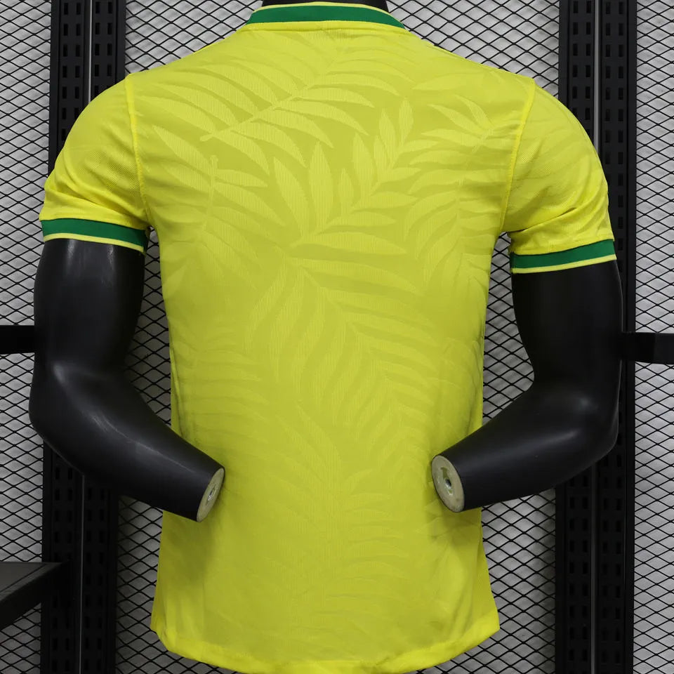 2022/23 Brazil Special Edition Yellow Player Version Jersey Back