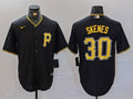 Men's Pittsburgh Pirates Paul Skenes #30 Black Alternate Replica Player Jerseys