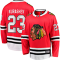 Men's Chicago Blackhawks Philipp Kurashev #23 Red Home Breakaway Player Jerseys