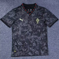 2026 Portugal Special Edition Black Fans Soccer Jersey 心形领 Front