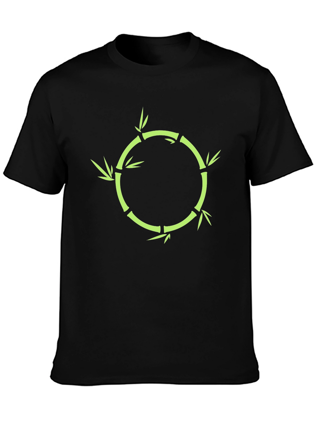 Bamboo Circle Graphic Tee - Stylish Nature Inspired Design