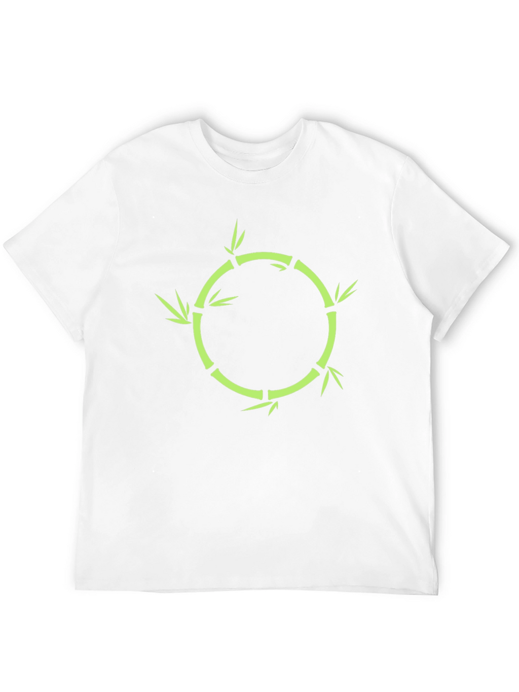 Bamboo Circle Graphic Tee - Stylish Nature Inspired Design