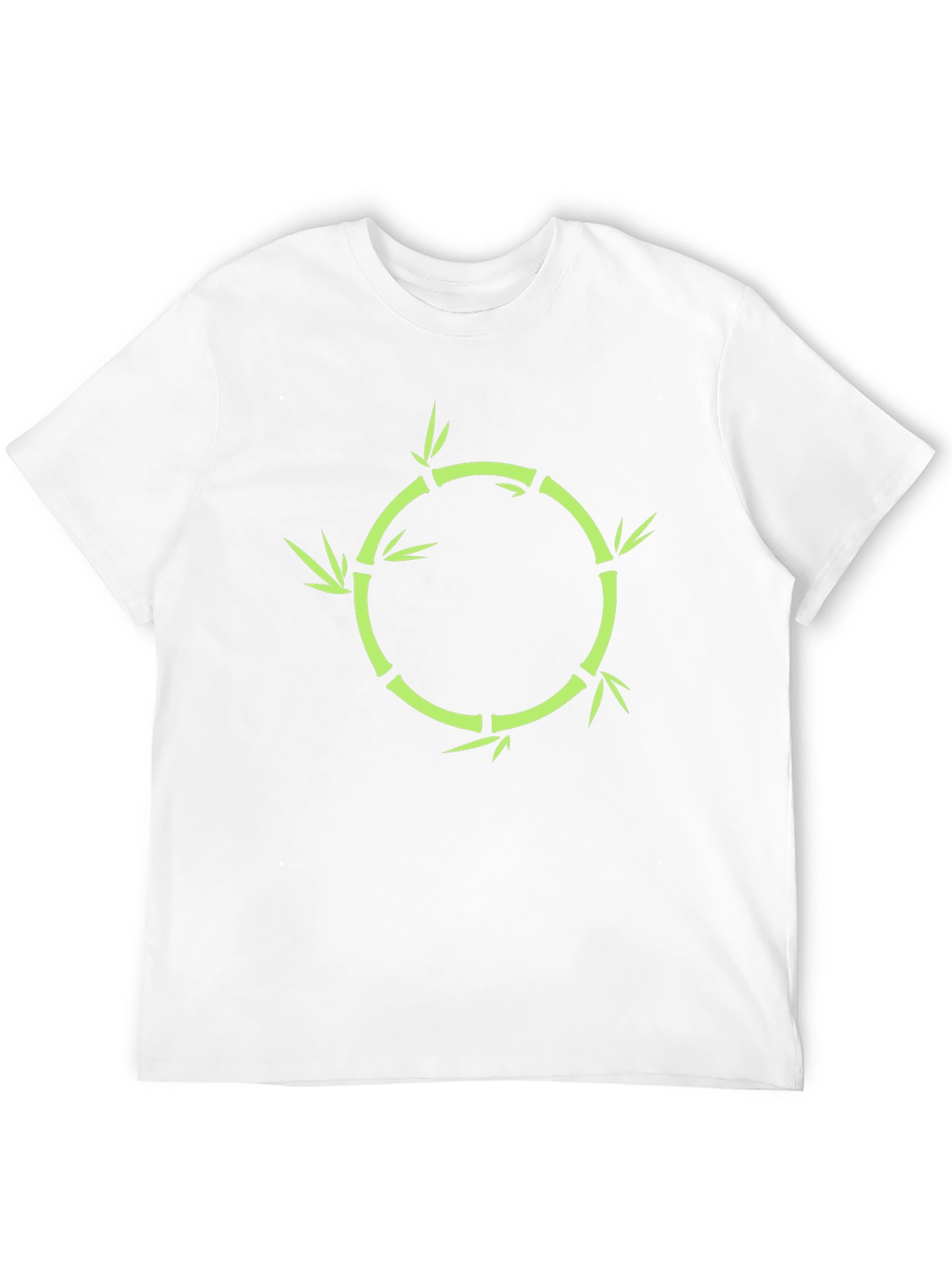 Bamboo Circle Graphic Tee - Stylish Nature Inspired Design
