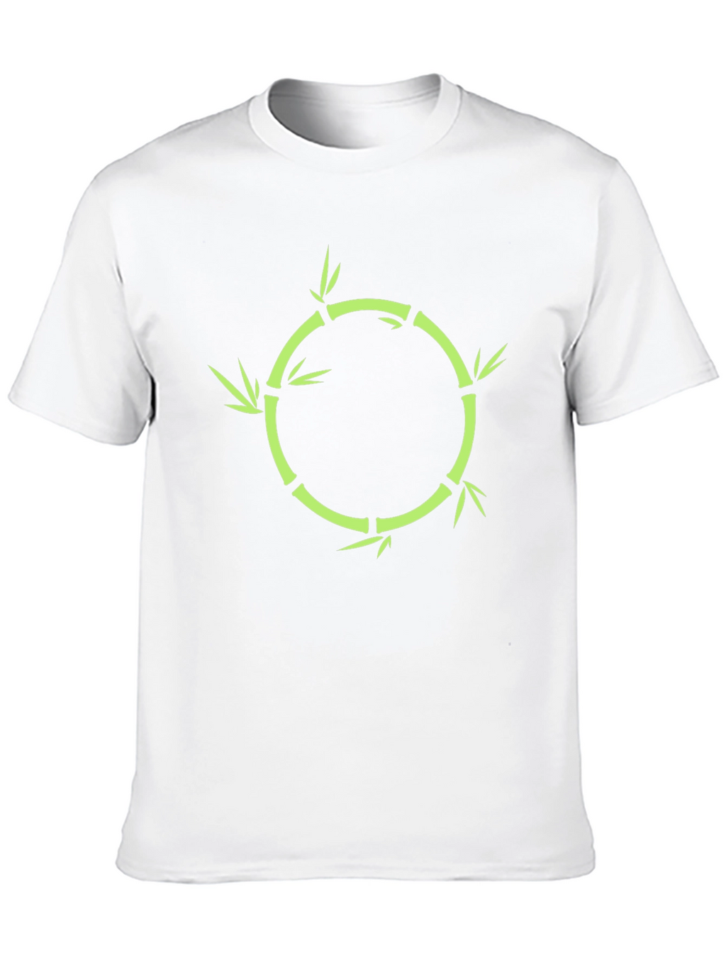 Bamboo Circle Graphic Tee - Stylish Nature Inspired Design