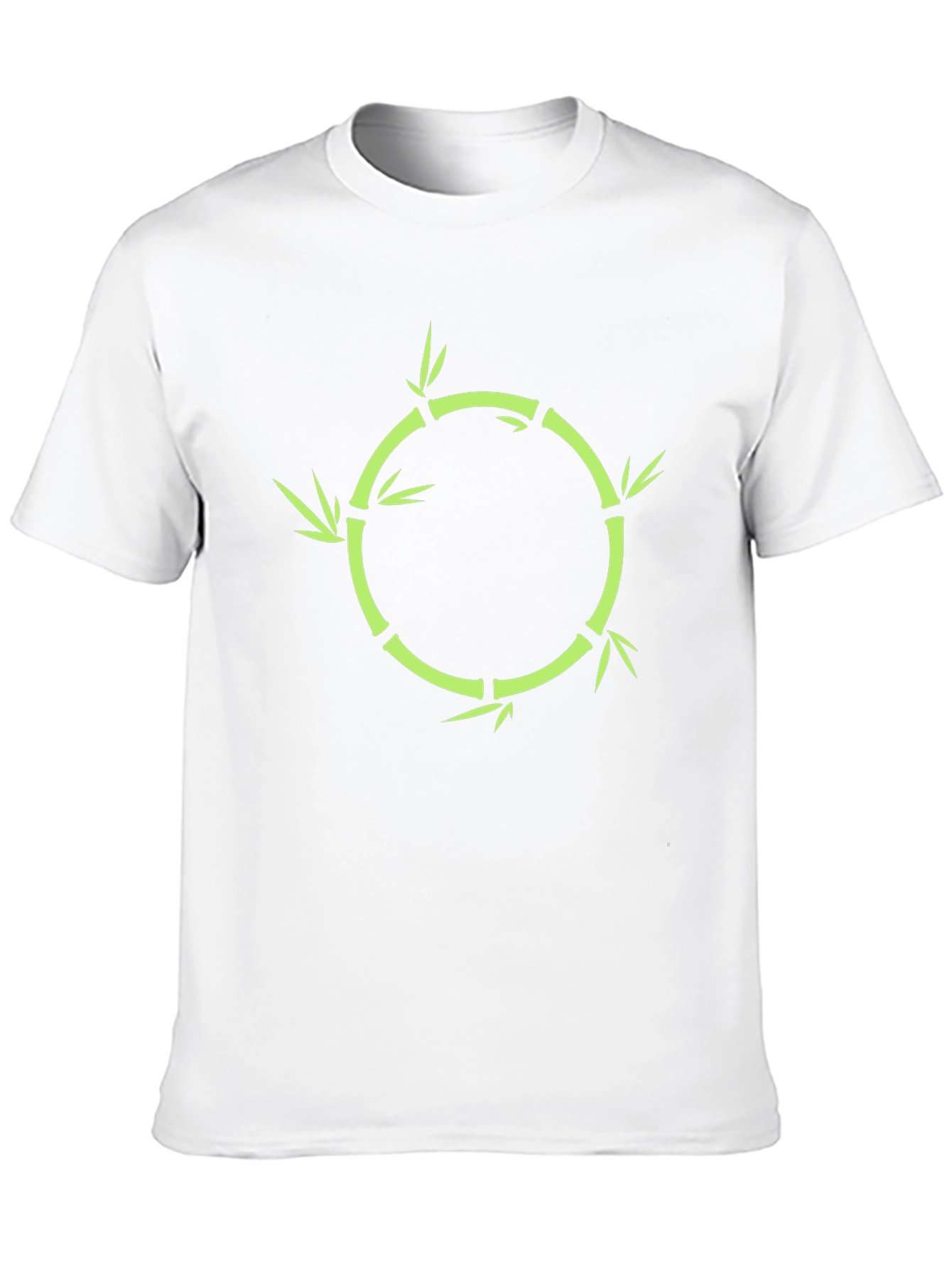 Bamboo Circle Graphic Tee - Stylish Nature Inspired Design
