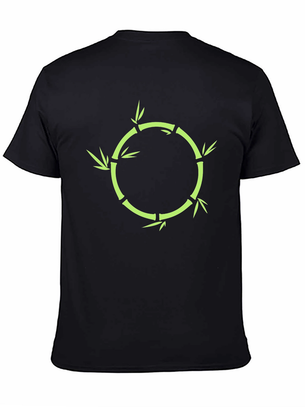 Bamboo Circle Graphic Tee - Stylish Nature Inspired Design