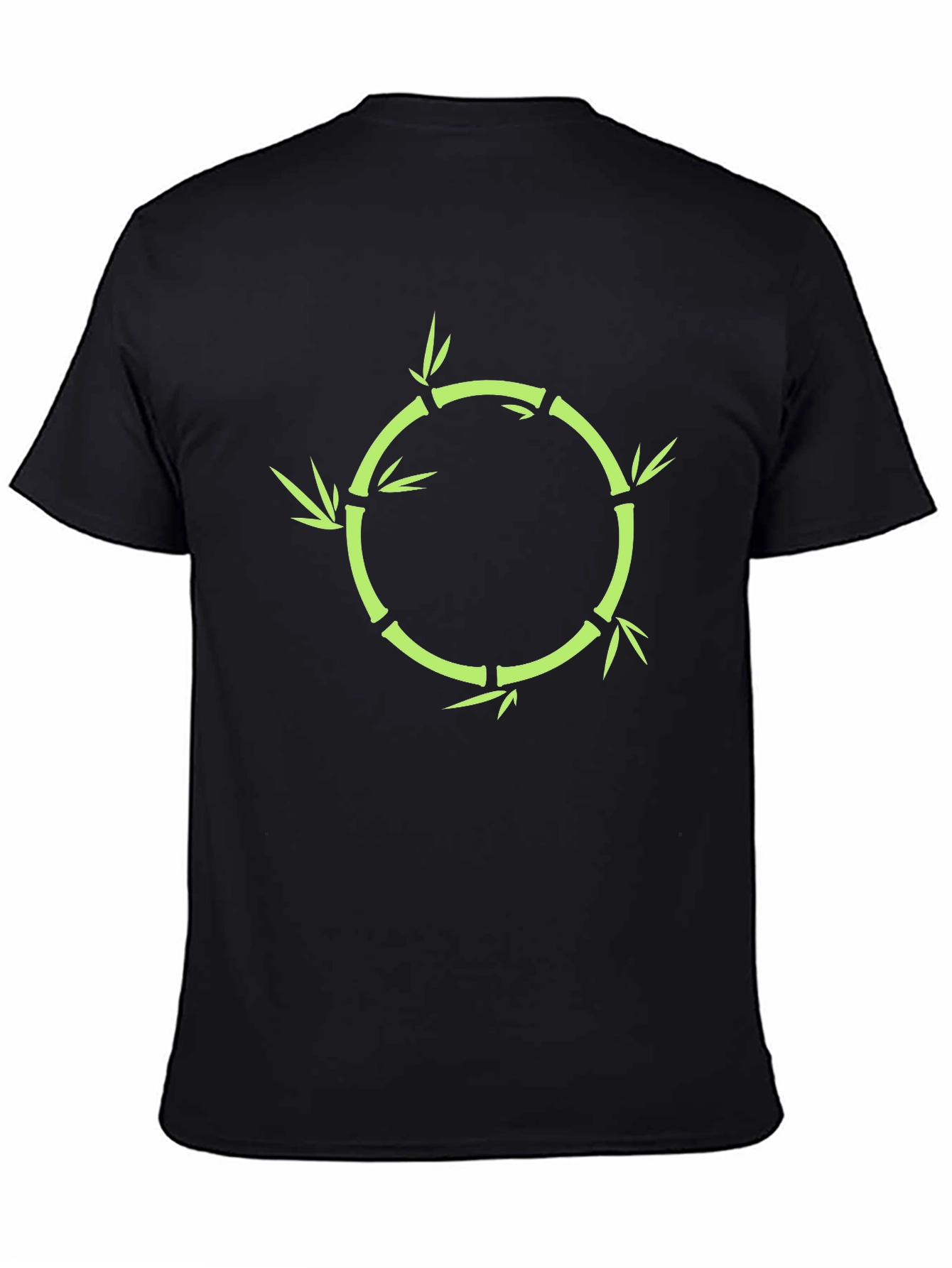 Bamboo Circle Graphic Tee - Stylish Nature Inspired Design