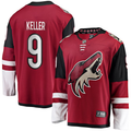 Men's Arizona Coyotes Clayton Keller #9 Garnet Home Premier Breakaway Player Jerseys