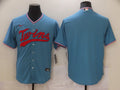 Men's Minnesota Twins Blue Replica Player Blank Jerseys