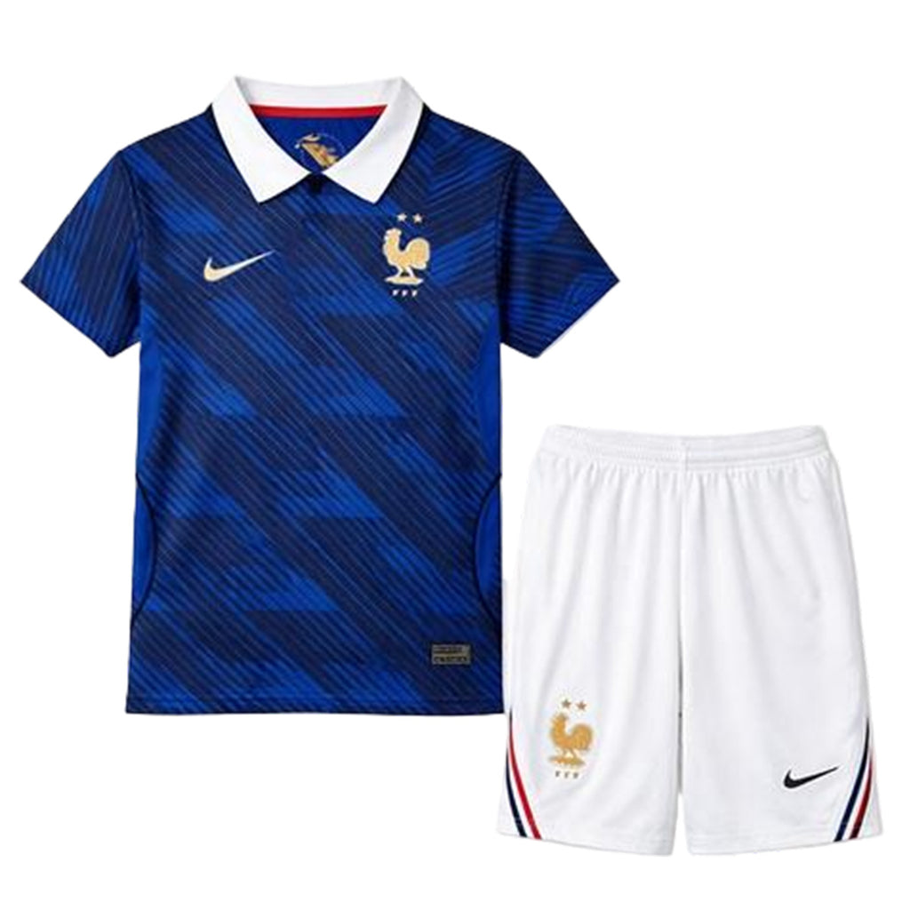 Kids France Home Jersey Kit World Cup 2026 Back