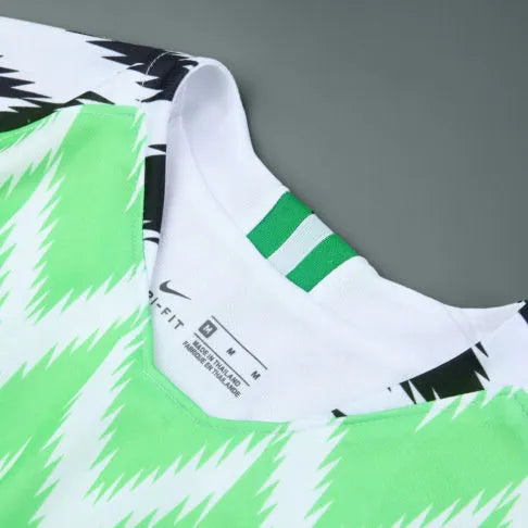 2018 Nigeria Home Green Fans Soccer Jersey Back
