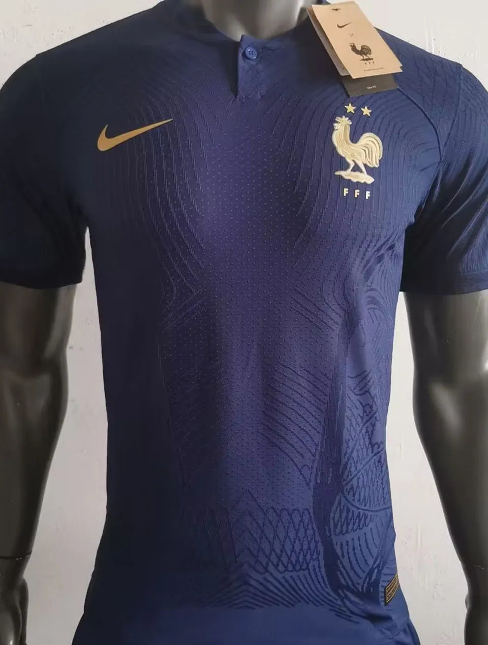 2022/23 France Home Player Version Soccer Jersey Front