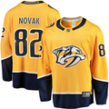Men's Nashville Predators Tommy Novak #82 Gold Home Breakaway Jerseys