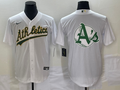 Men's Oakland Athletics White Home Replica Team Jerseys
