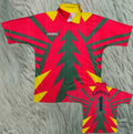 Mexico Campos #1 Red Commemorative Edition Retro Soccer Jersey (纪念版) Front