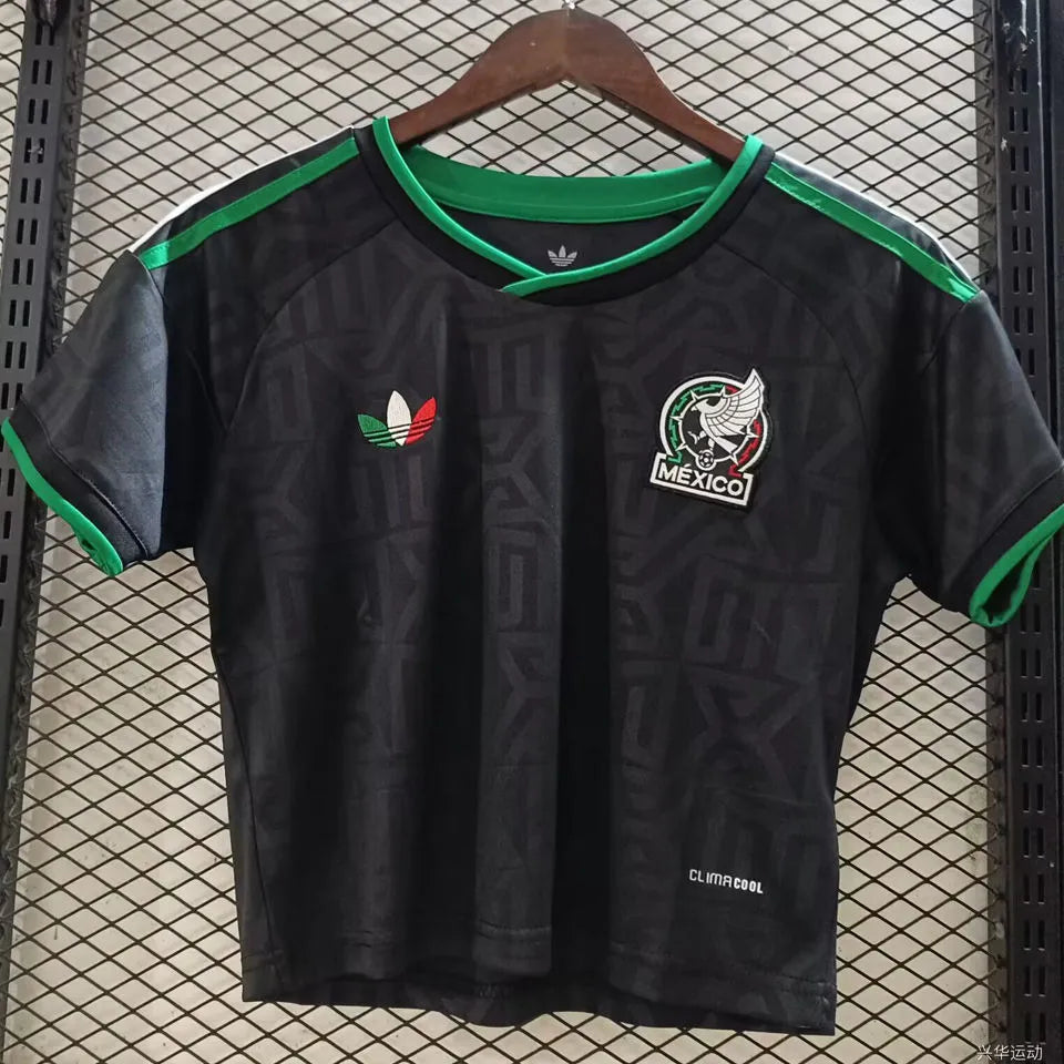 2026/27 Mexico Third Black Women Soccer Jersey 女 Front