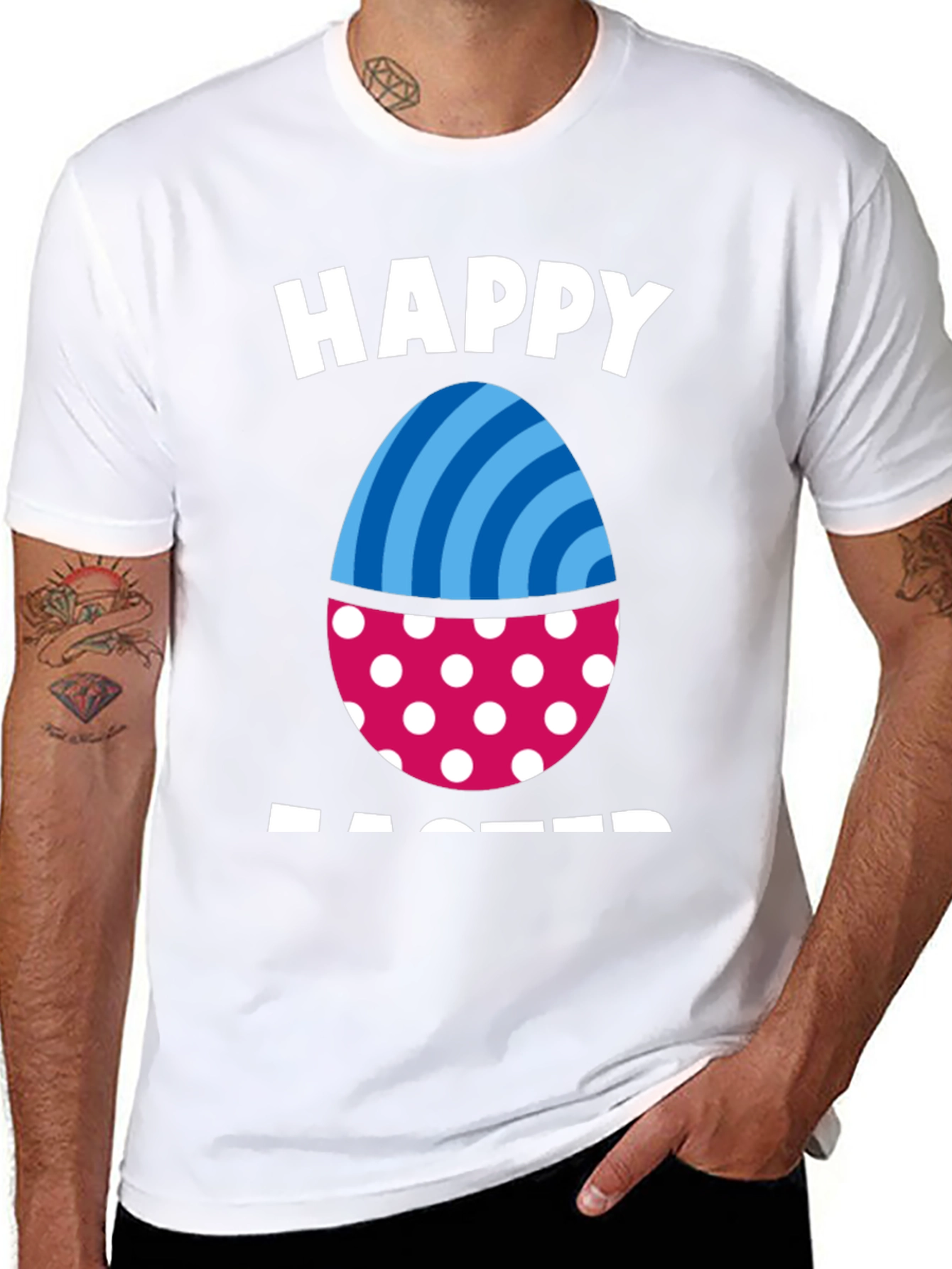 Happy Easter Egg Graphic Tee