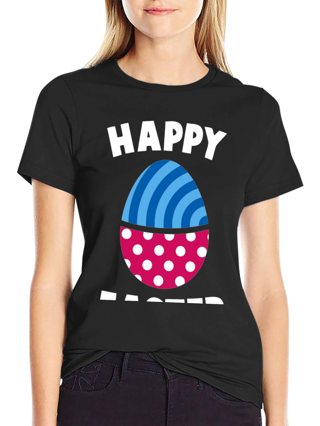 Happy Easter Egg Graphic Tee