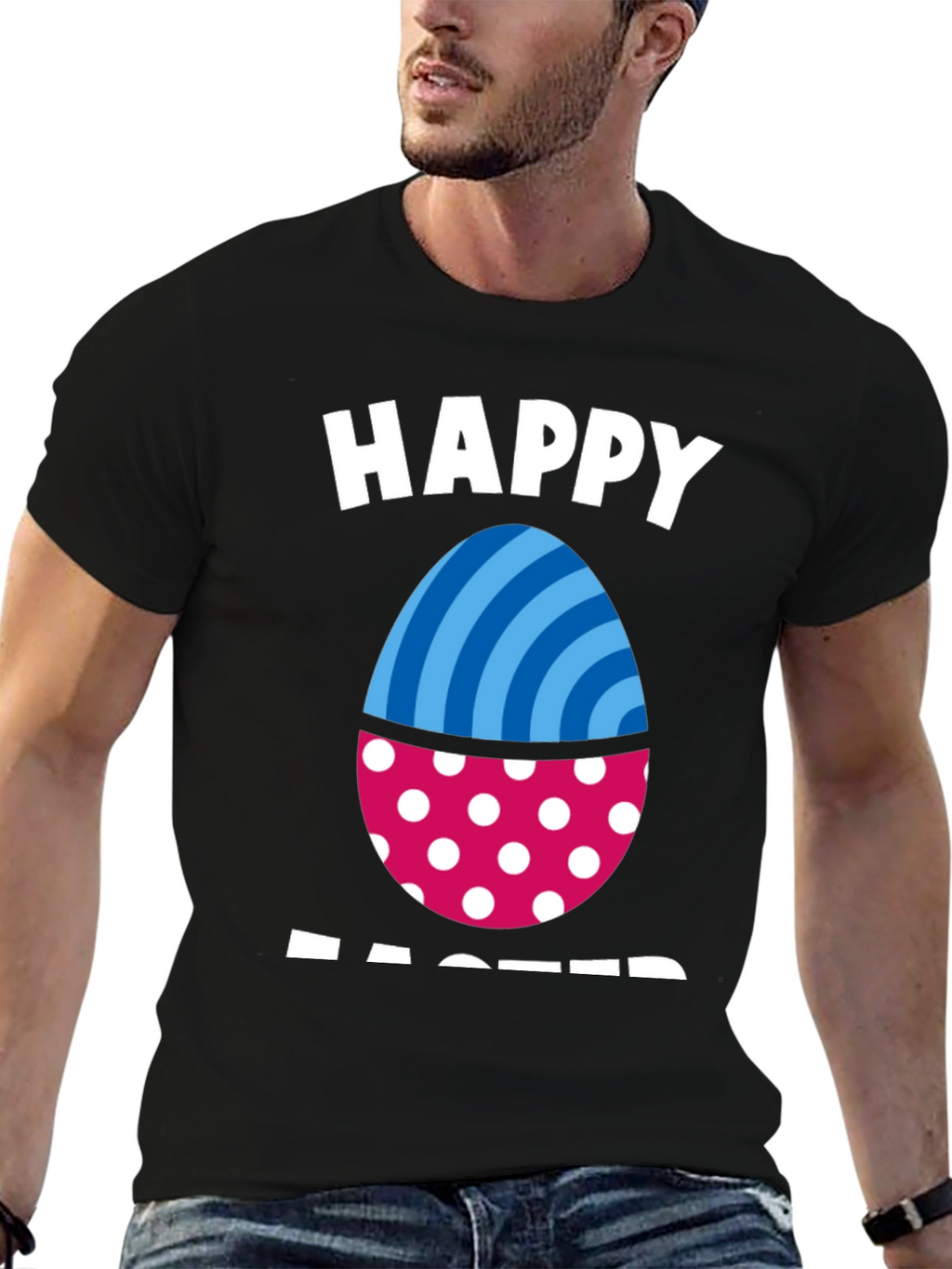 Happy Easter Egg Graphic Tee